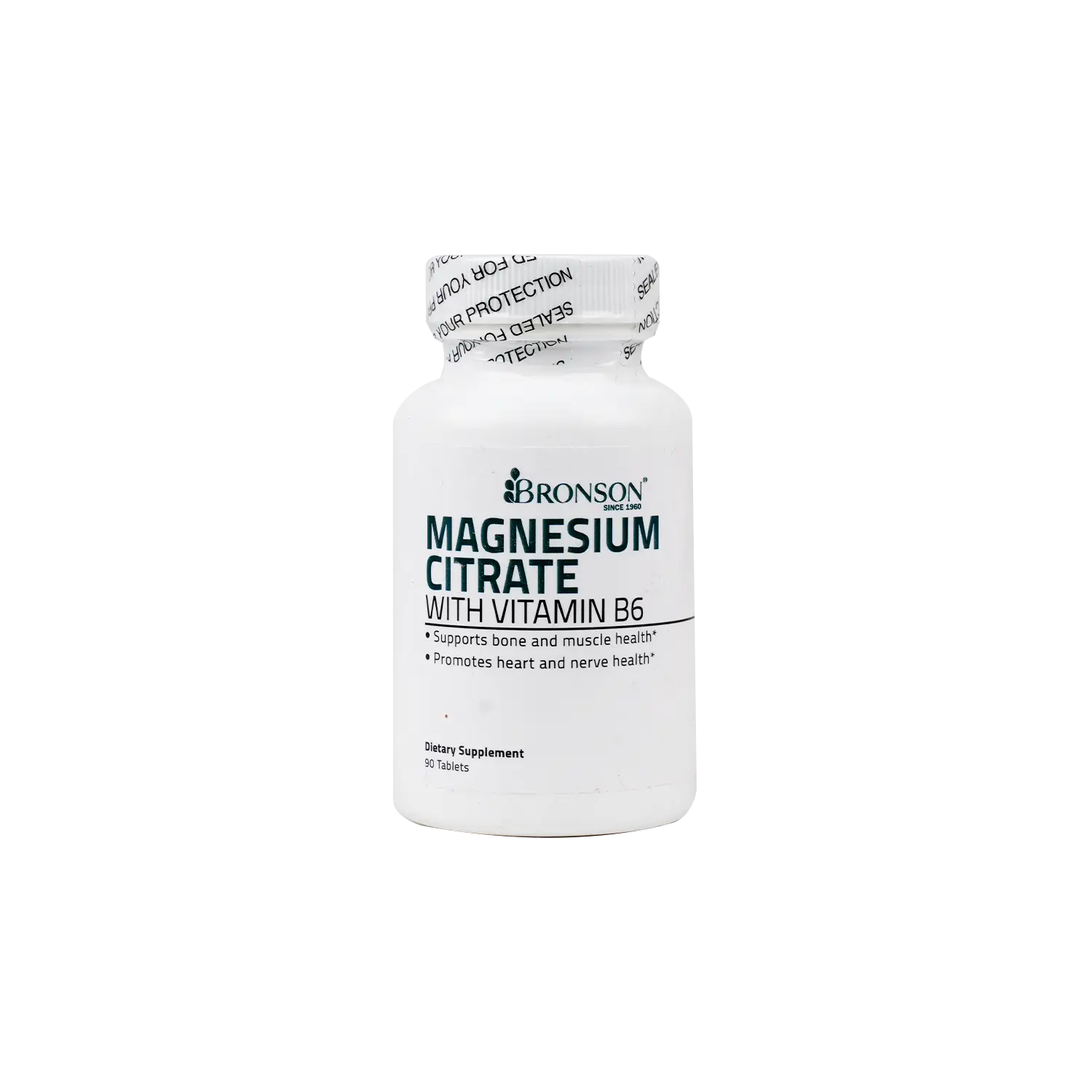 برونسون سترات المغنيسيوم مع فيتامين ب6، 90 قرصًا