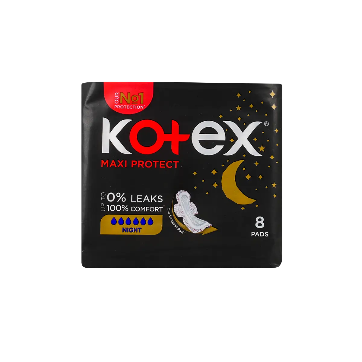 Kotex Maxi Protect Night 8Pcs