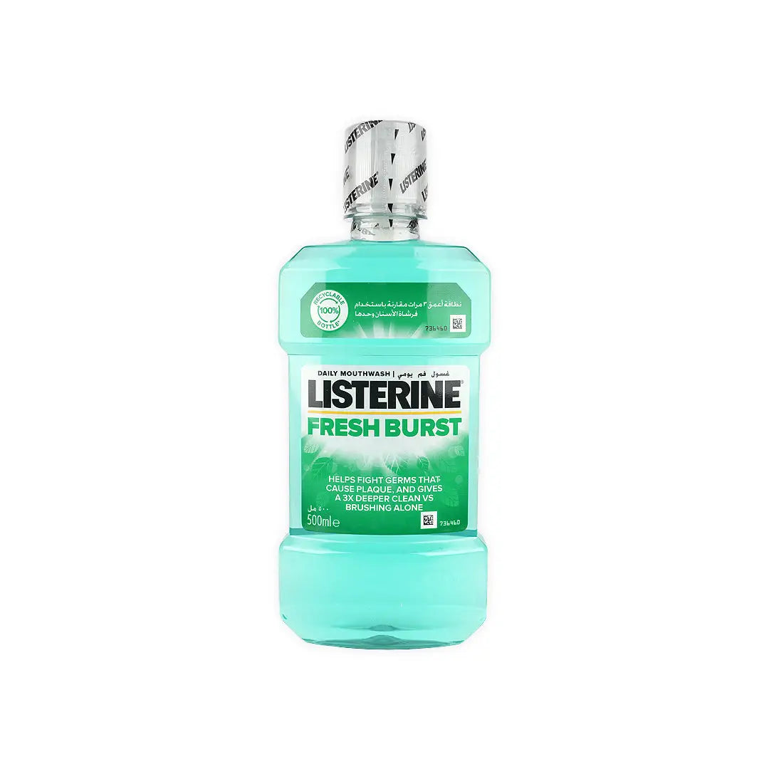 Listerine Fresh Burst Mouthwash 500ml