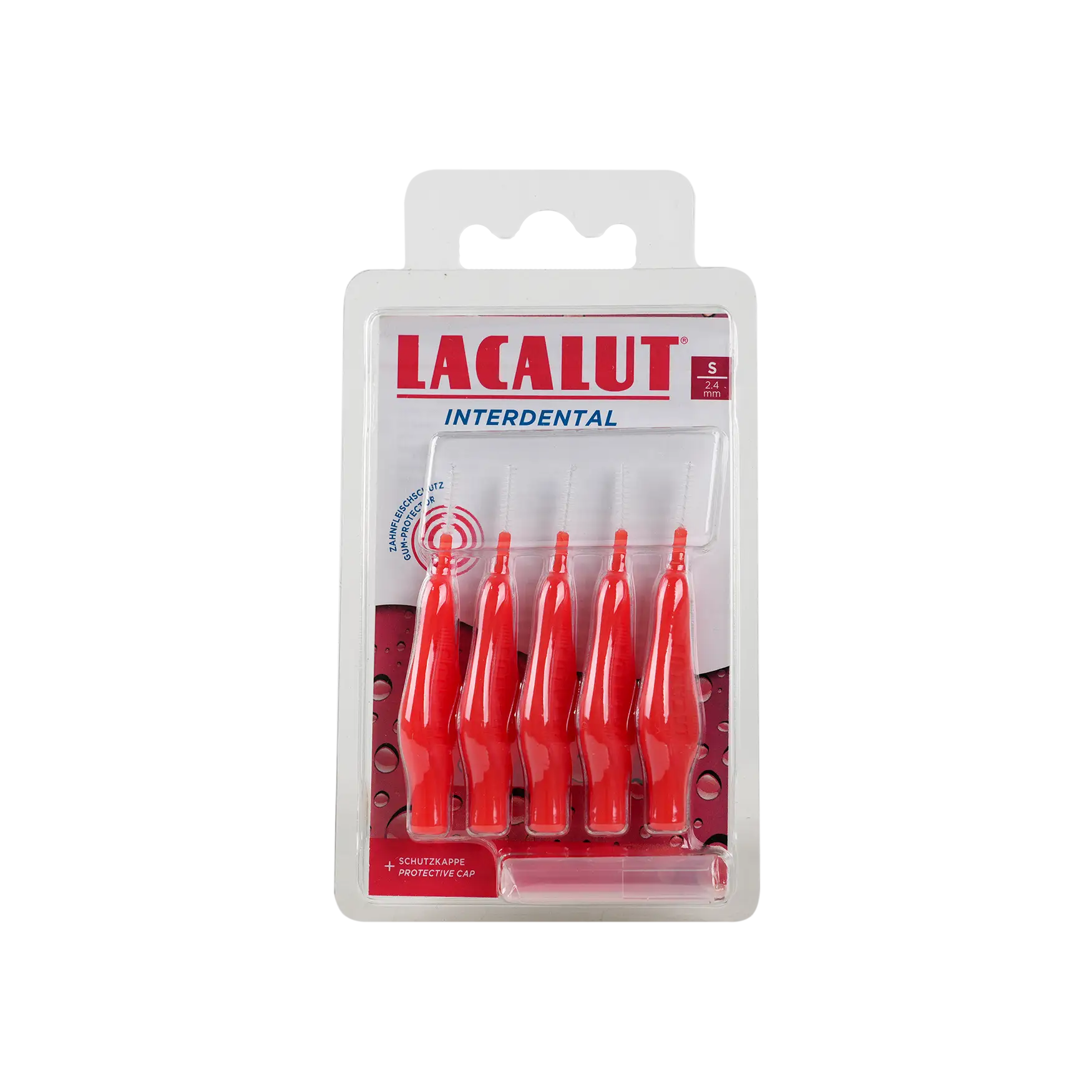 فرشاة لاكالوت بين الأسنان باللون الأحمر 2.4 ملم -S