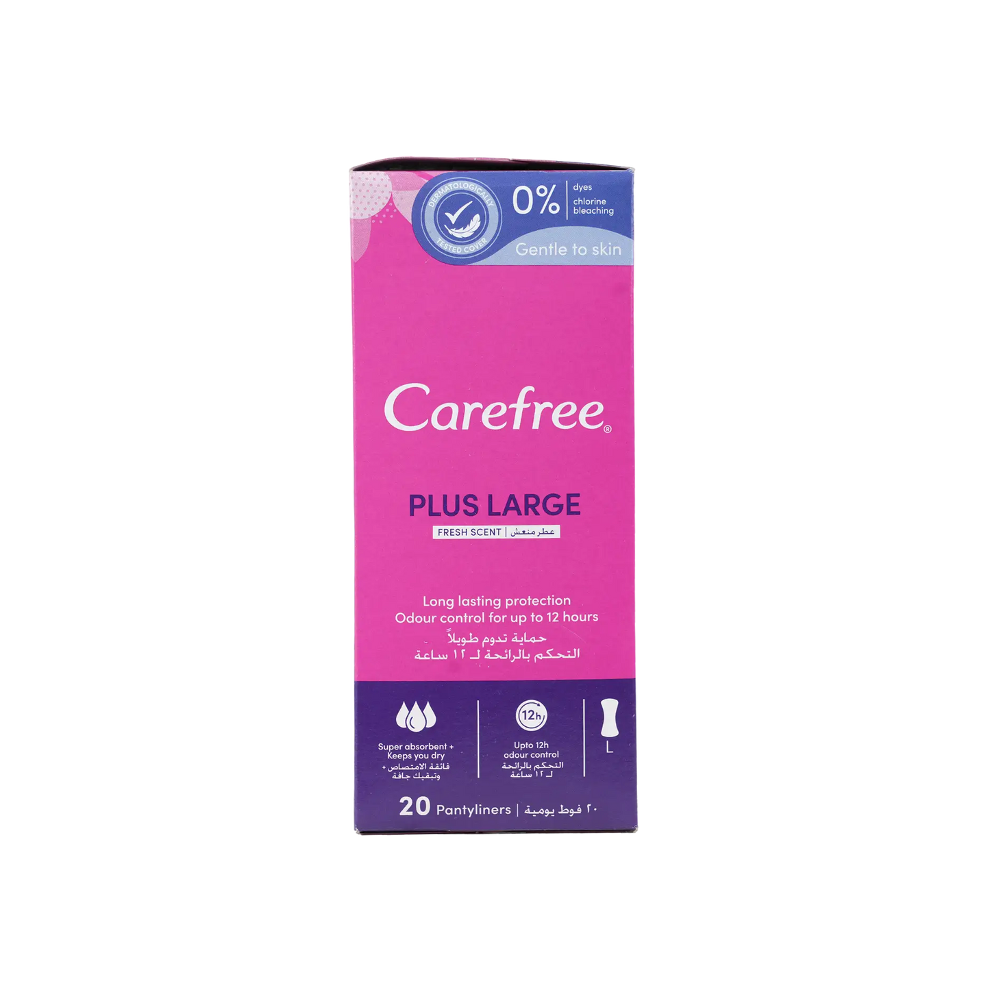 Carefree Plus Large 20Pcs-Fresh Scent