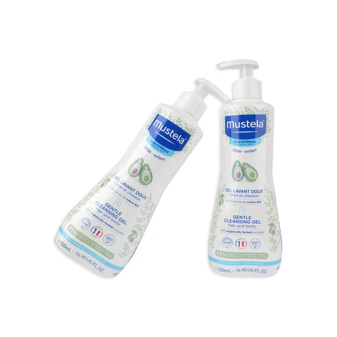 Mustela Bebe-Infant Hair & Body Gentle Cleansing Gel Duo Set