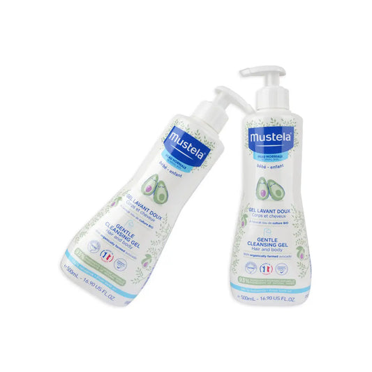 Mustela Bebe-Infant Hair & Body Gentle Cleansing Gel Duo Set