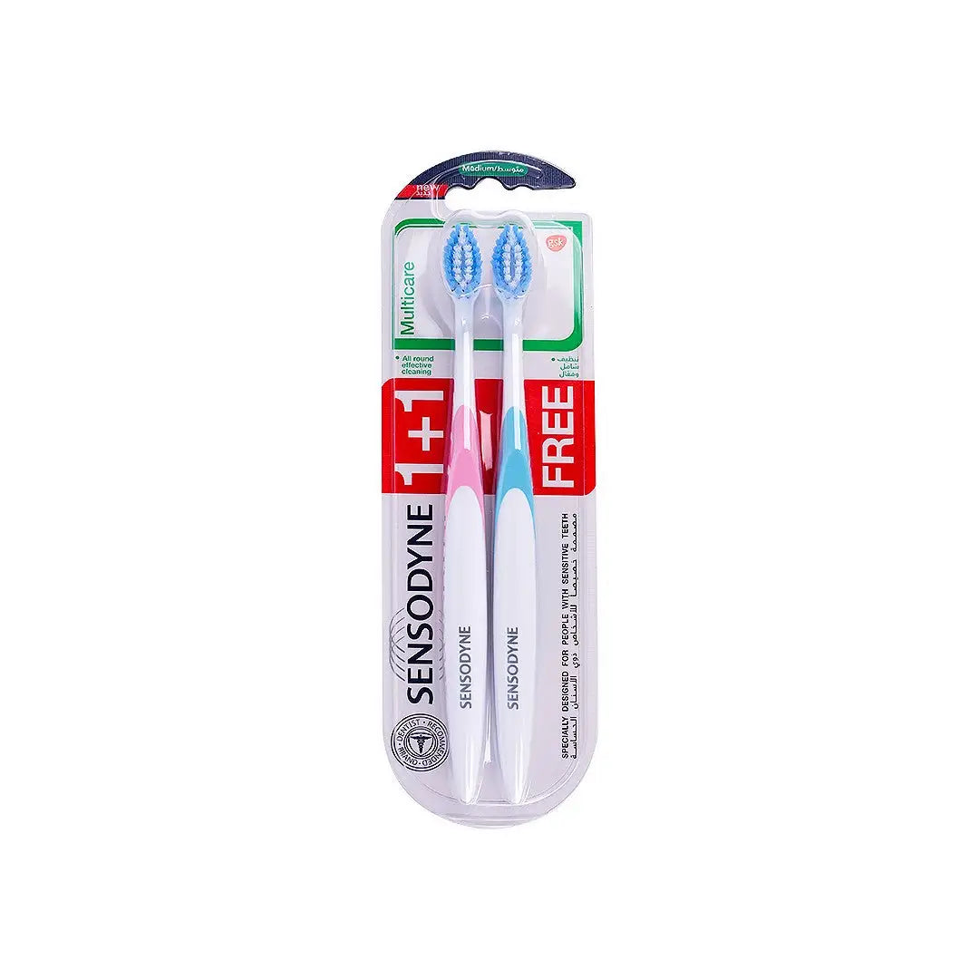 Sensodyne Multi Care Toothbrush Medium 1+1