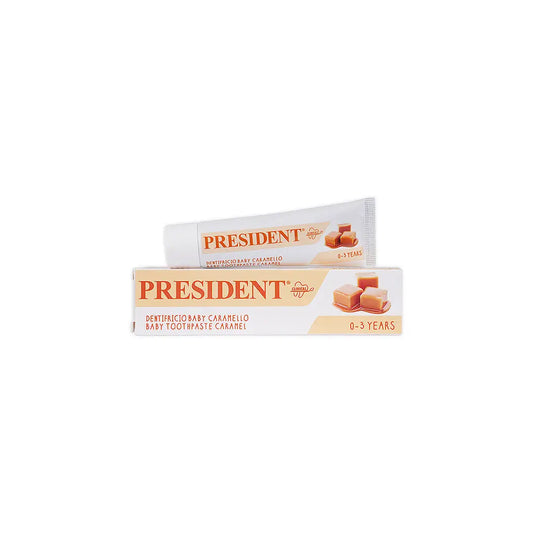President Baby 0-3 Years Caramel Toothpaste 30ml