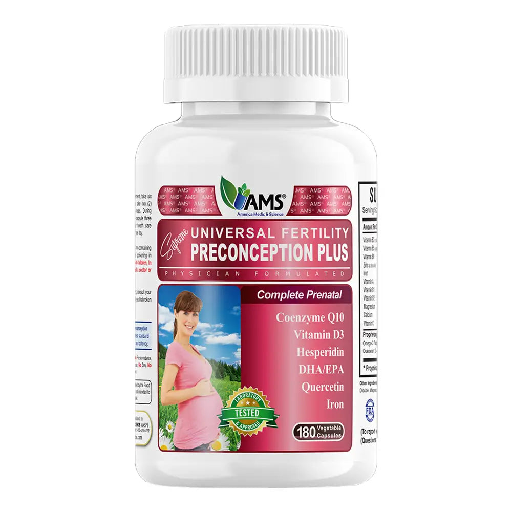 AMS Preconception Plus Total Fertility 90Cap