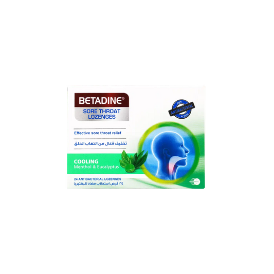 Betadine Cooling Menthol & Eucalyptus 24 Lozenges