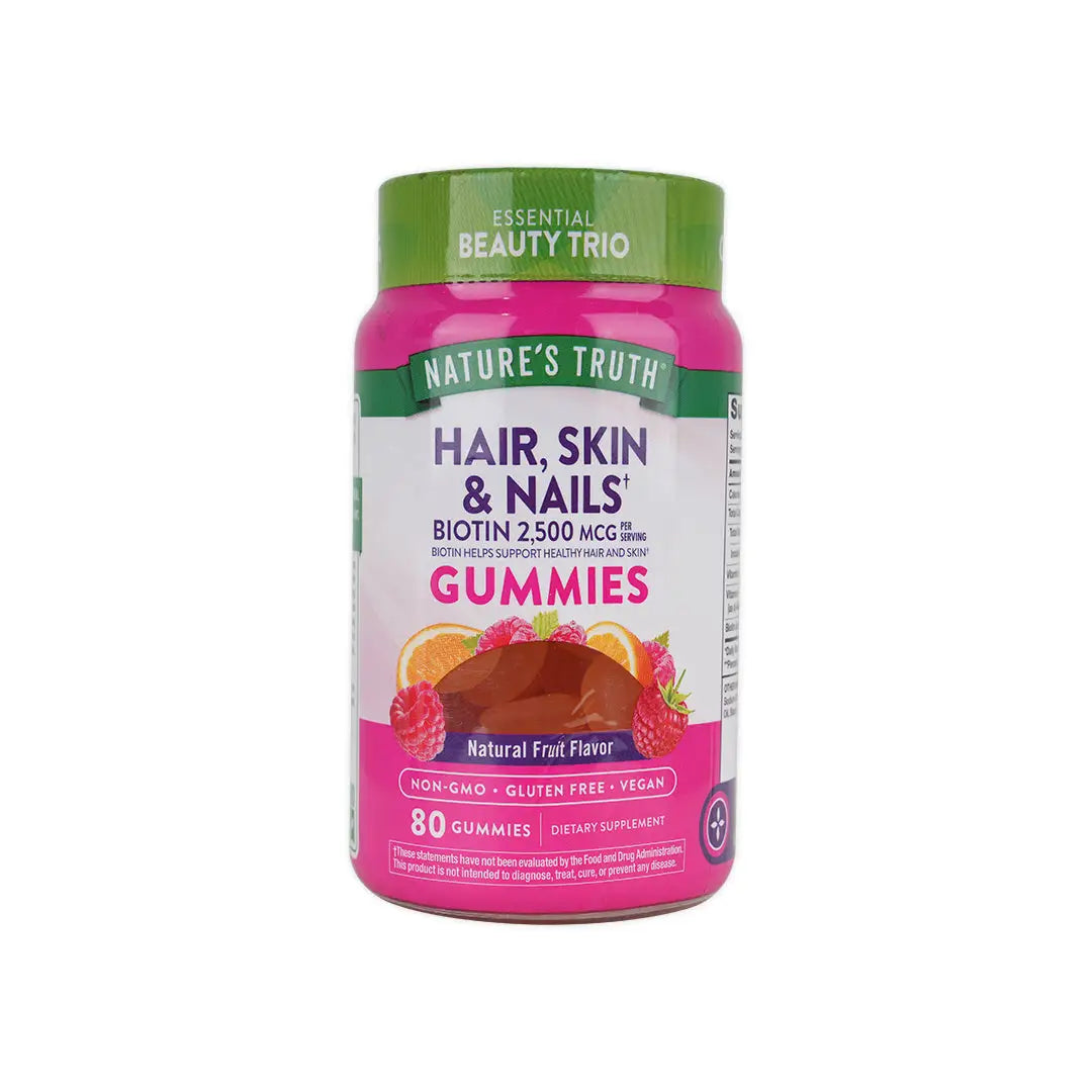 Nature's Truth Hair,Skin & Nails Biotin 2500Mcg 80Gummies