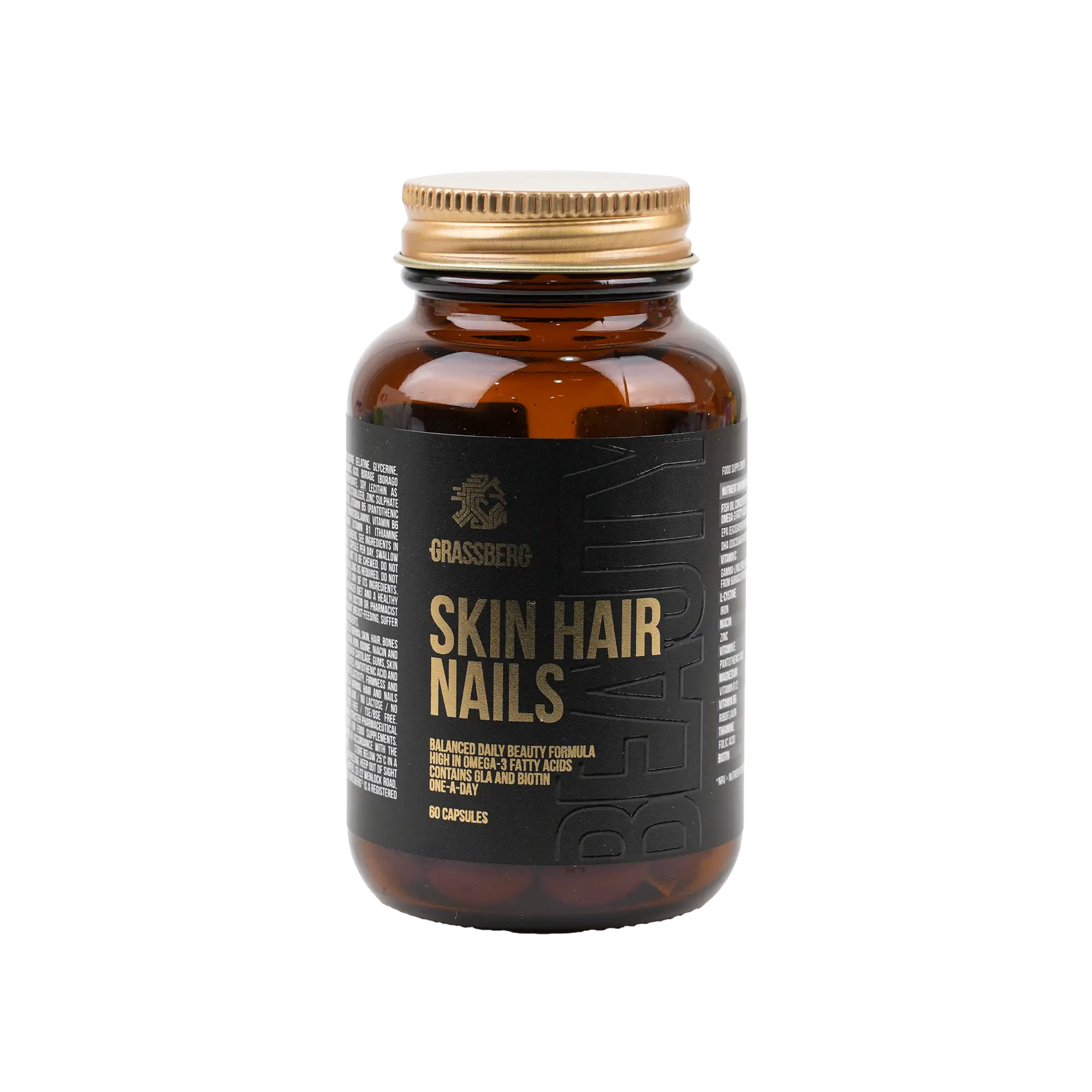 Grassberg Skin Hair Nails 60 Capsules