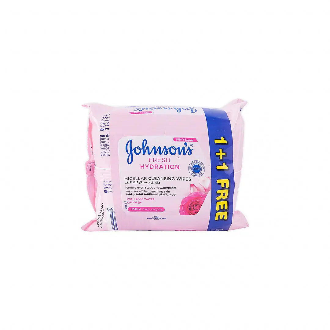 Johnson's Fresh Hydration Wipes 25Pcs-Offer