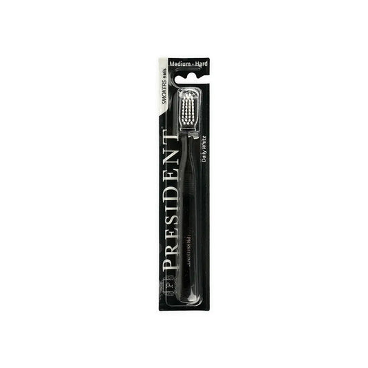 President Smokers Medium-Hard Toothbrush