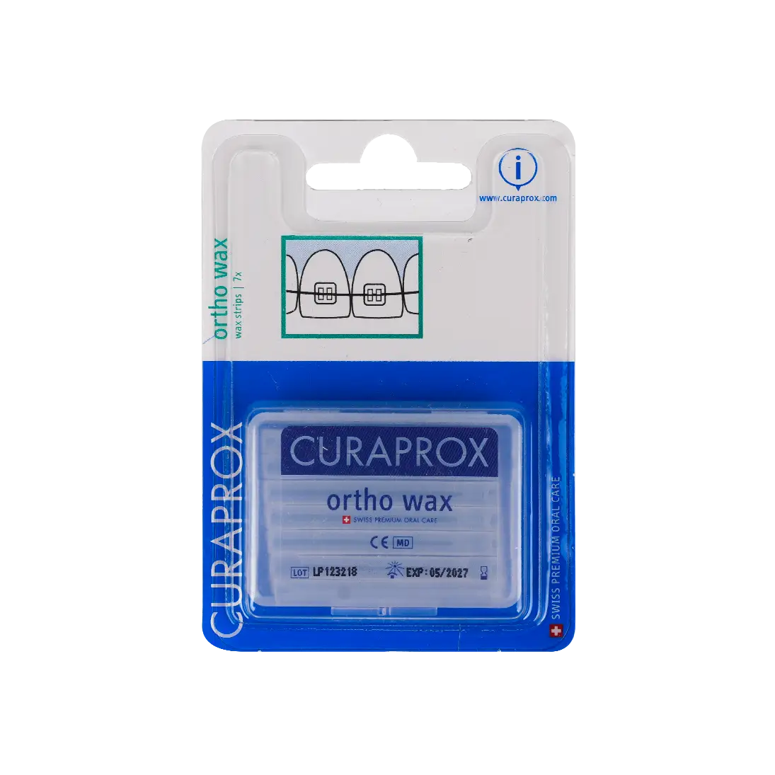 Curaprox Ortho Wax Strips 7pcs