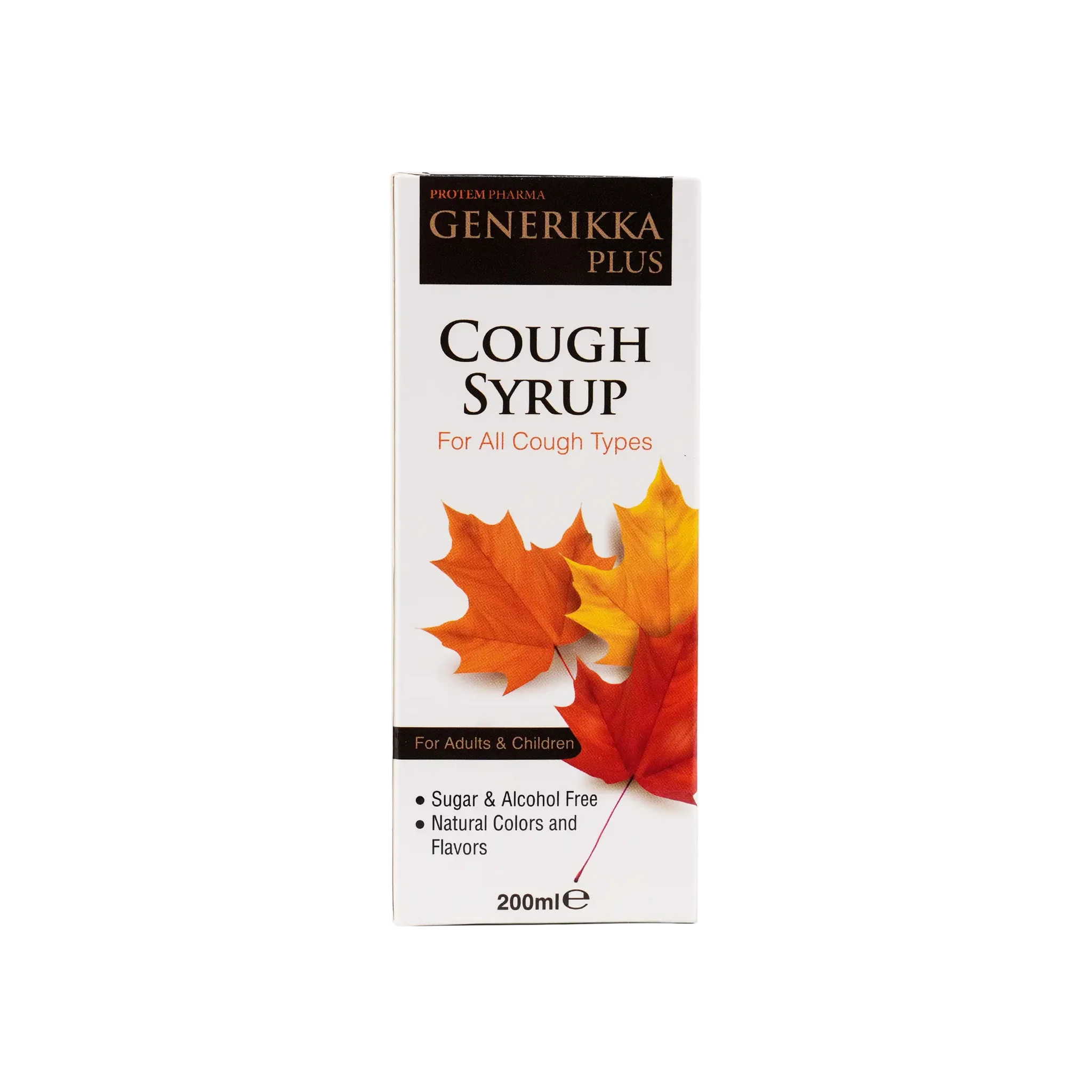 PROTEM PHARMA GENERIKKA PLUS COUGH SYRUP 200ML