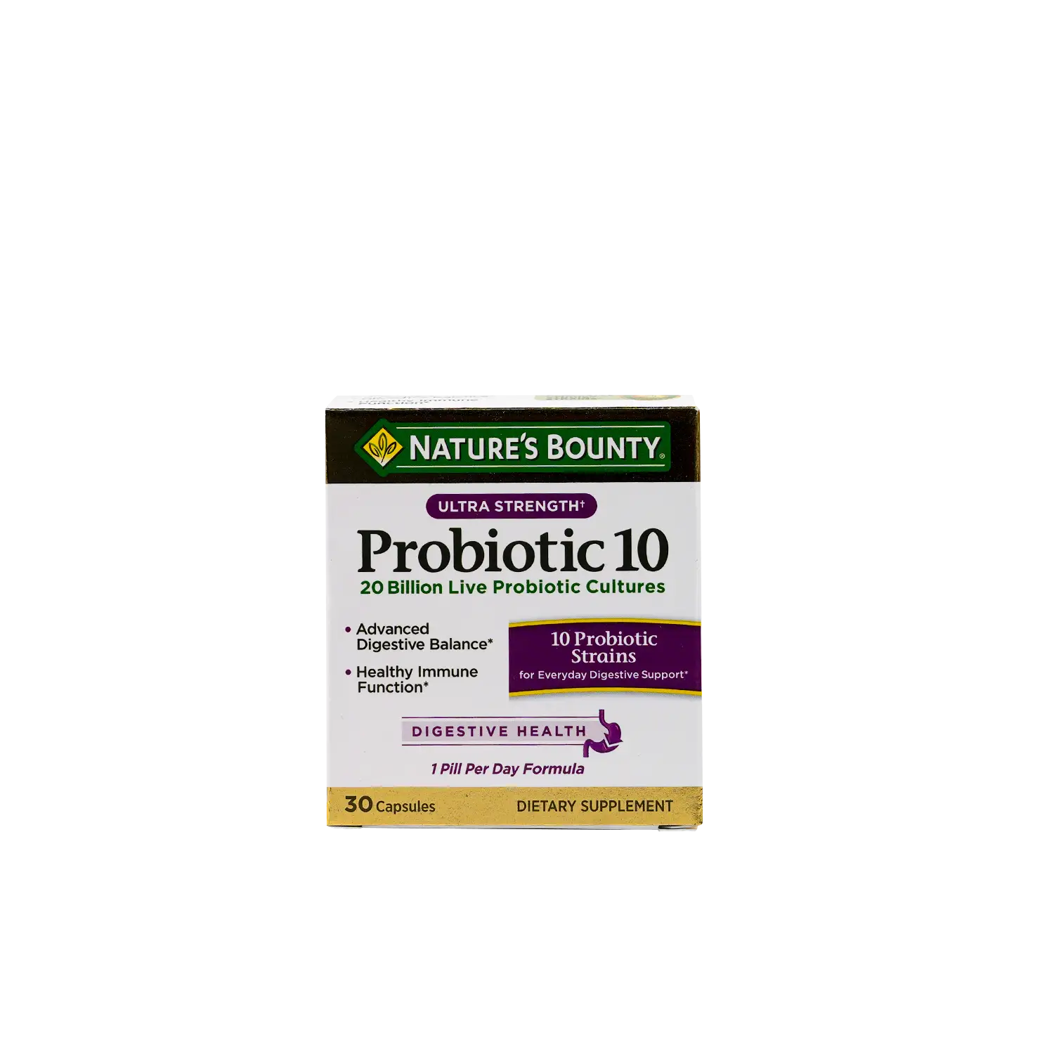 ناتشرز باونتي بروبيوتيك 10، 30 كبسولة
