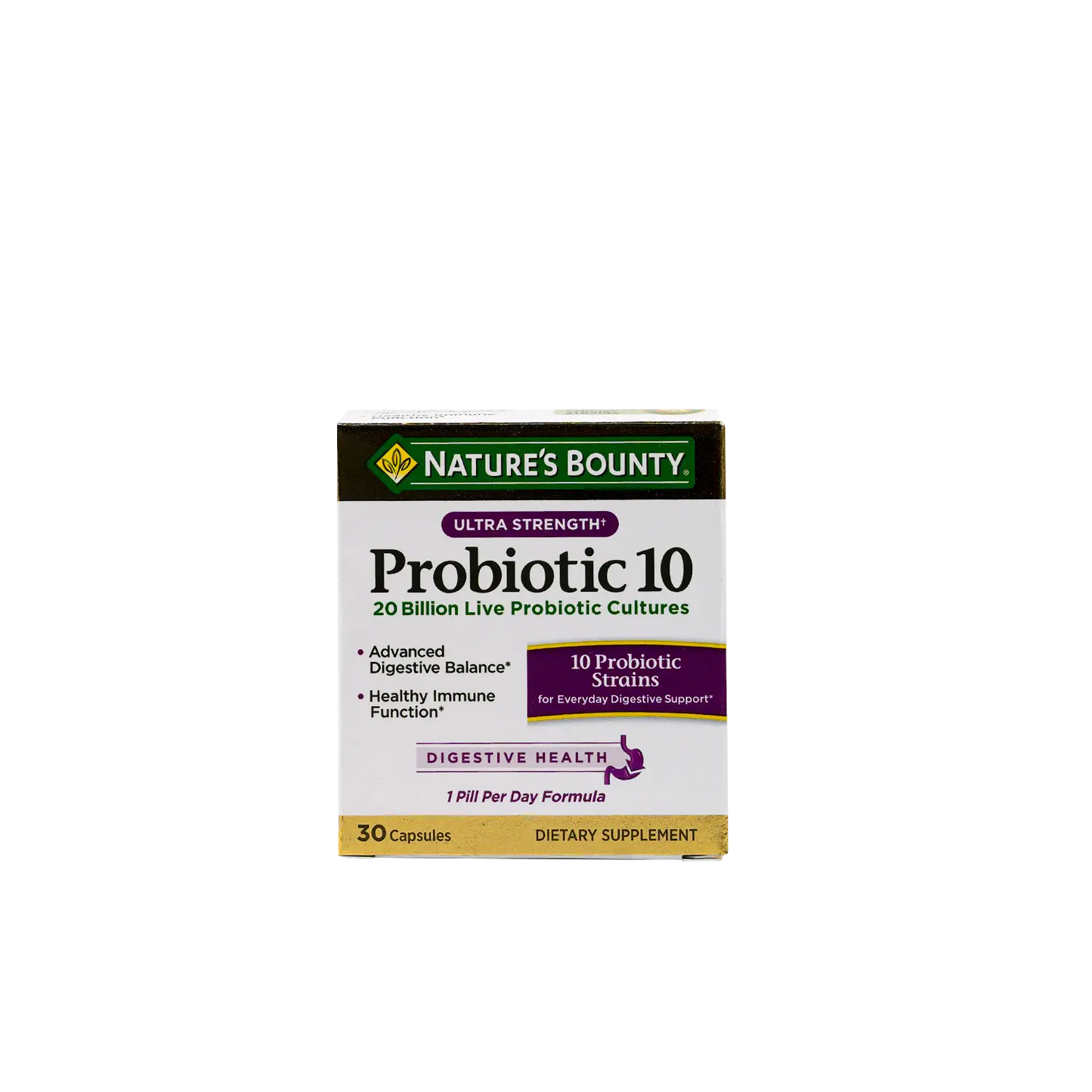 Natures Bounty Probiotic 10 30Cap