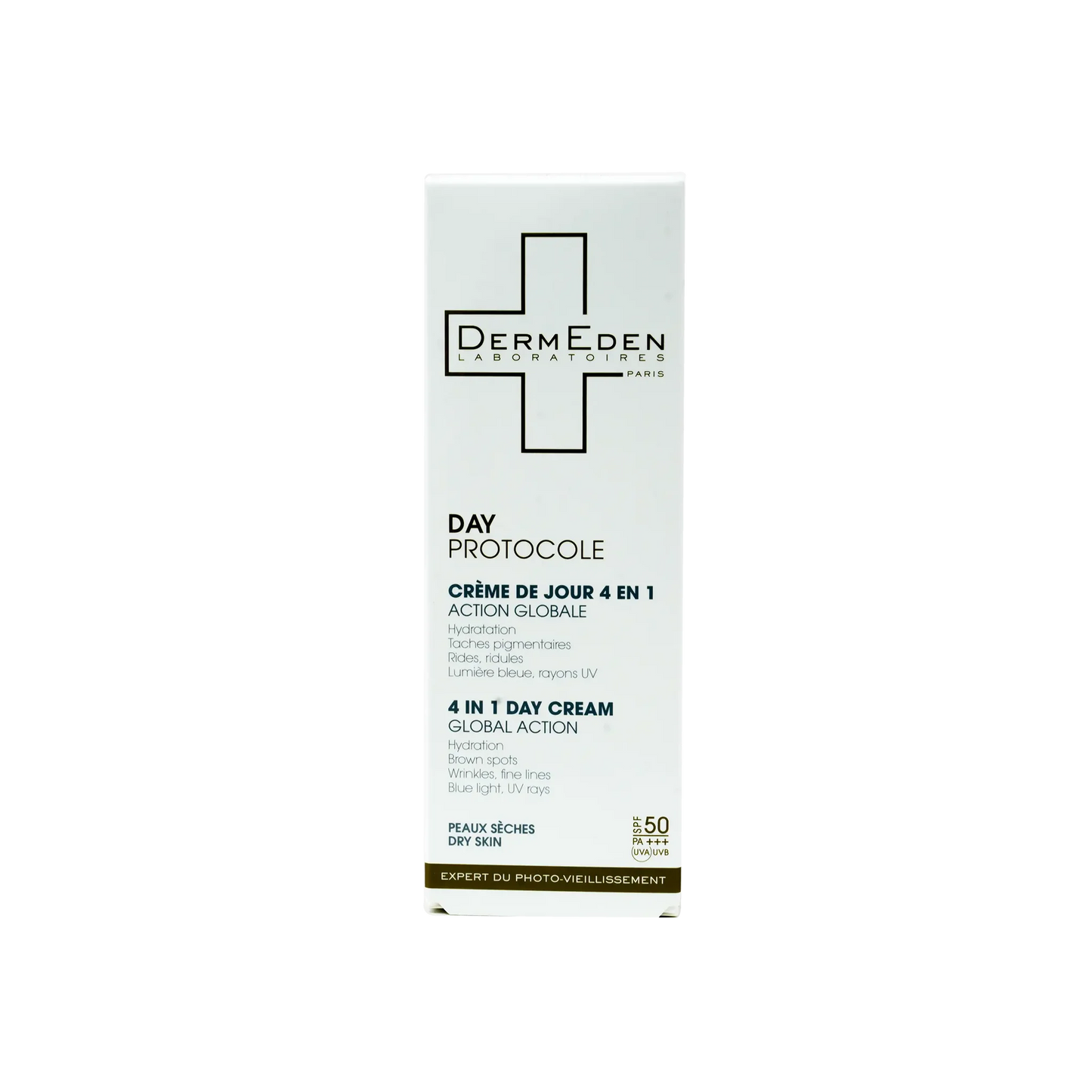Derm Eden Day Protocole 4 In 1 Day Cream 50Ml - Dry Skin