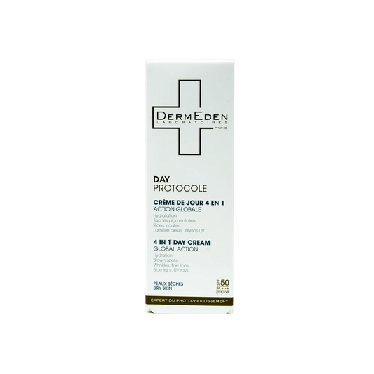 Derm Eden Day Protocole 4 In 1 Day Cream 50Ml - Dry Skin