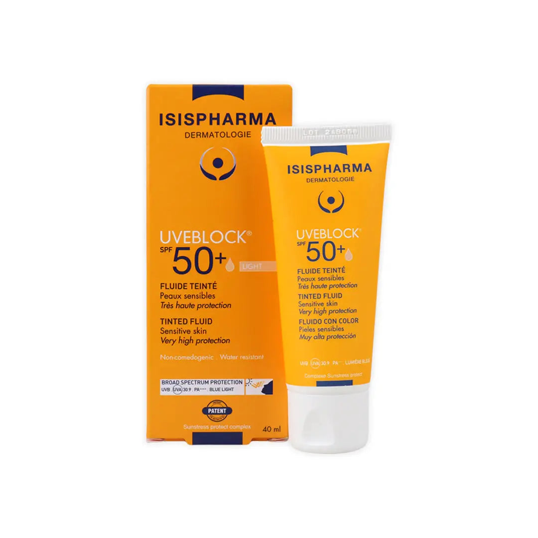 ISIS Pharma Uveblock Spf50+ Tinted Fluid 40ml-Light