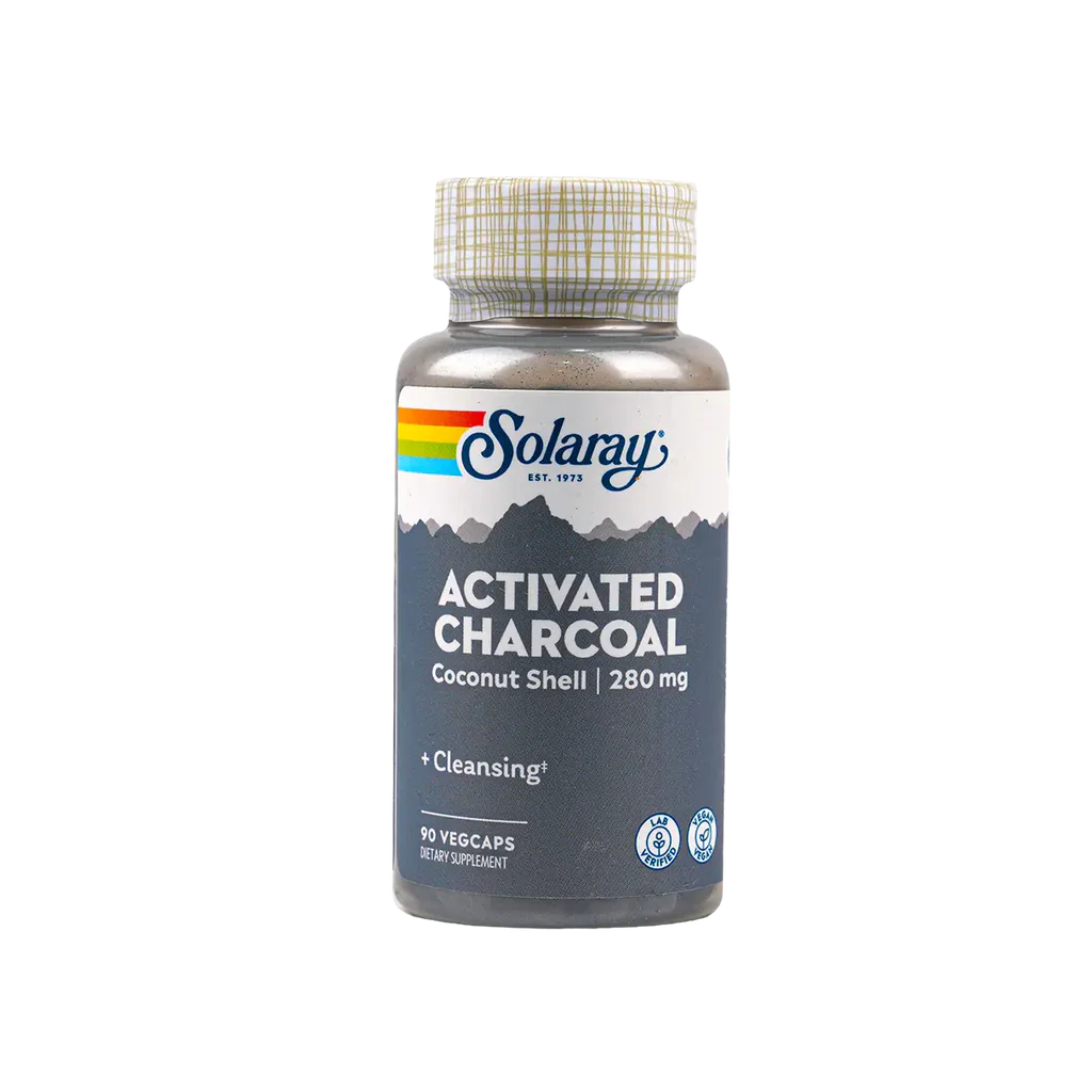 Solaray Activated Charcoal 280mg 90vegcap