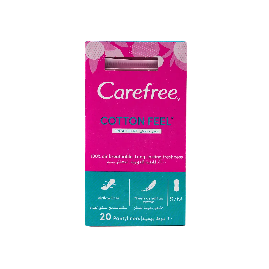 Carefree Cotton Feel 20Pcs-Fresh Scent
