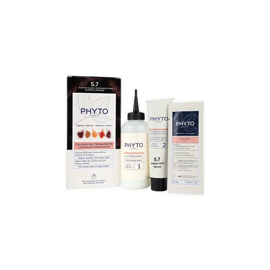 Phyto Permanent Hair Color NO. 5.7 - Light Chestnut Brown