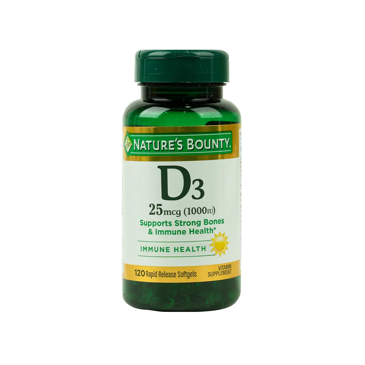 Natures Bounty D3 1000Iu 120 Soft Gels