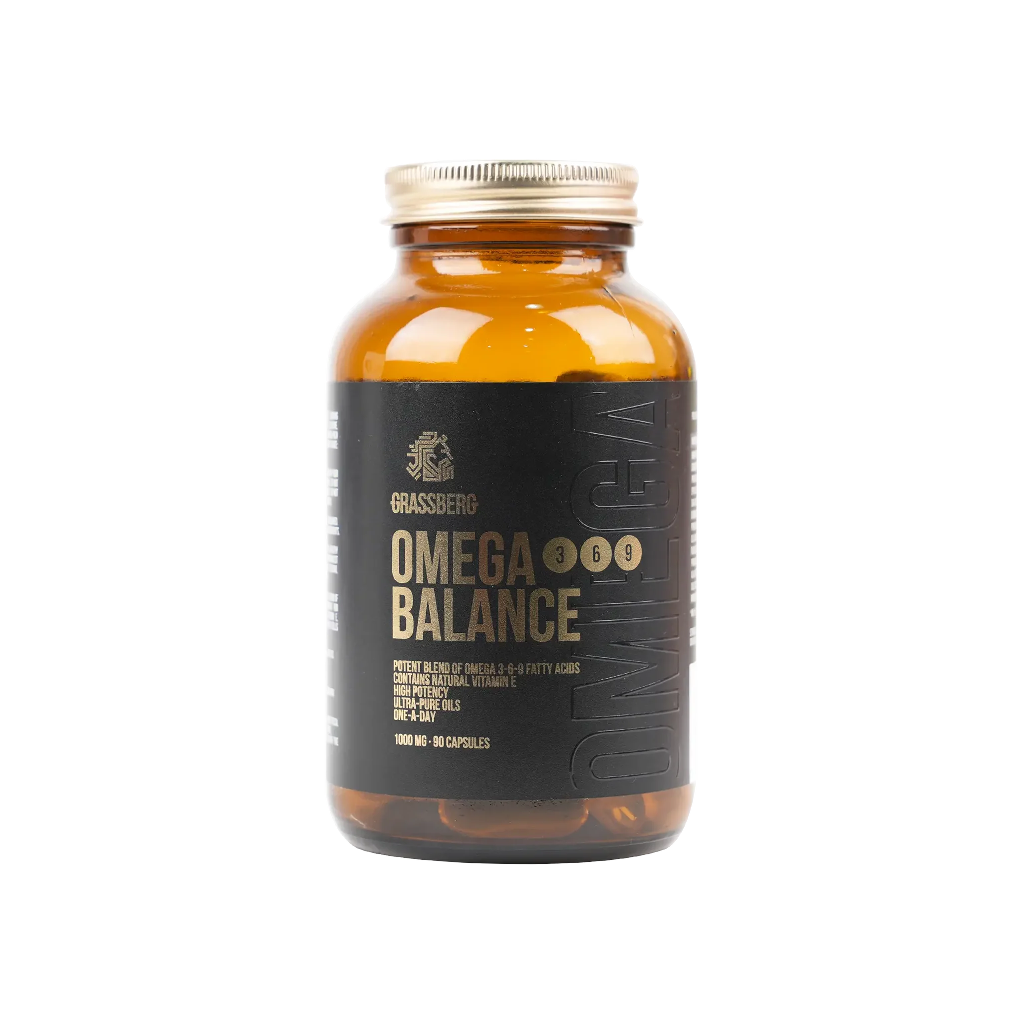 كبسولات جراسبيرج أوميجا 3-6-9 بالانس 1000 ملغ، 90 كبسولة 