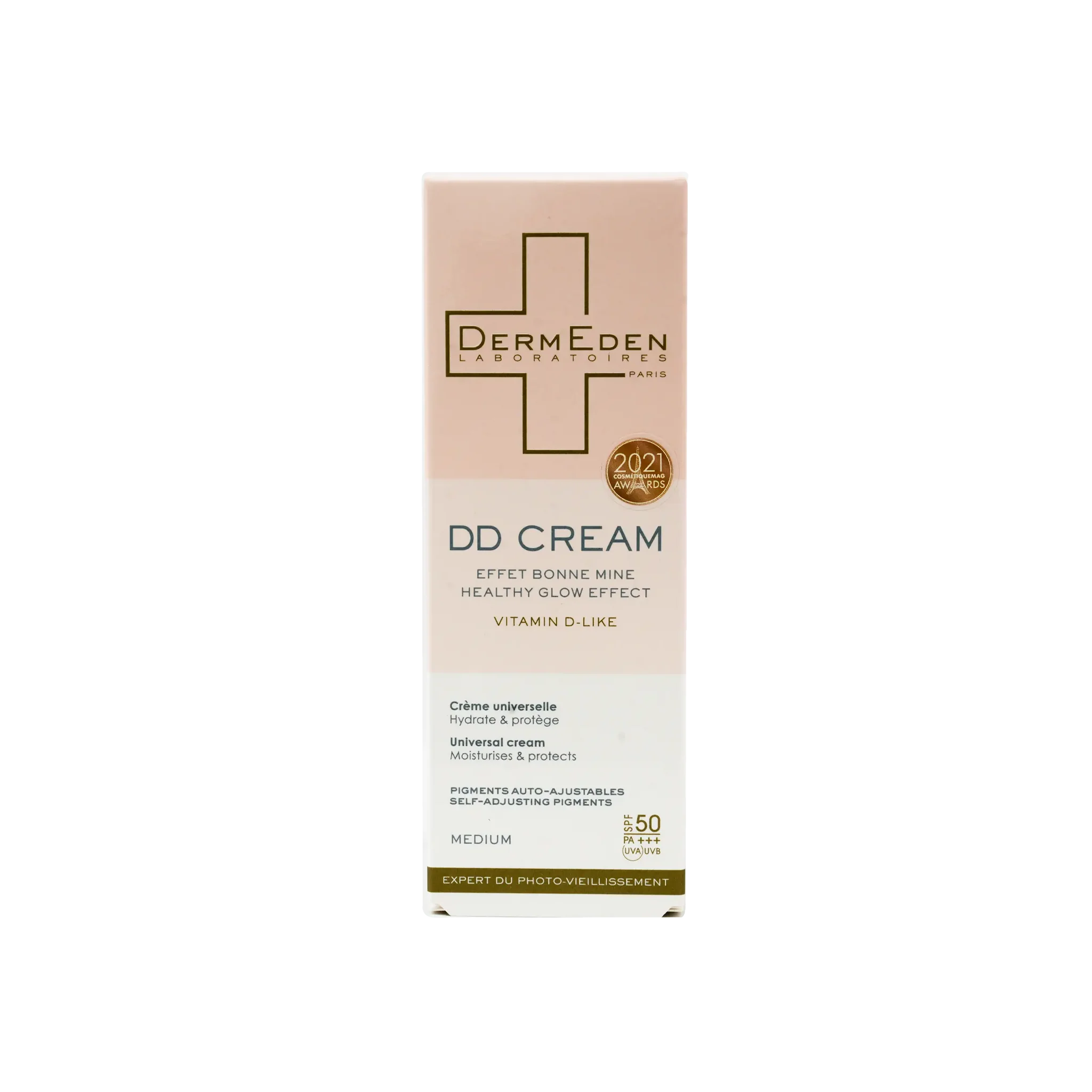 كريم ديرم إيدن دي دي العالمي بعامل حماية من الشمس 50، 50 مل - متوسط