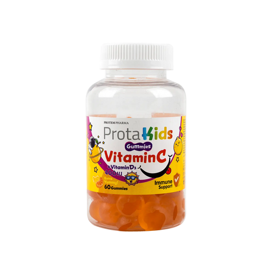Protem Pharma Prota Kids Vitamin C +Vit D3 400iu 60Gummies
