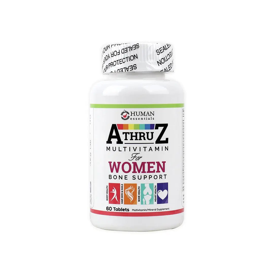 Human Essentials A Thru Z Multivitamin For Women 60 Tablets