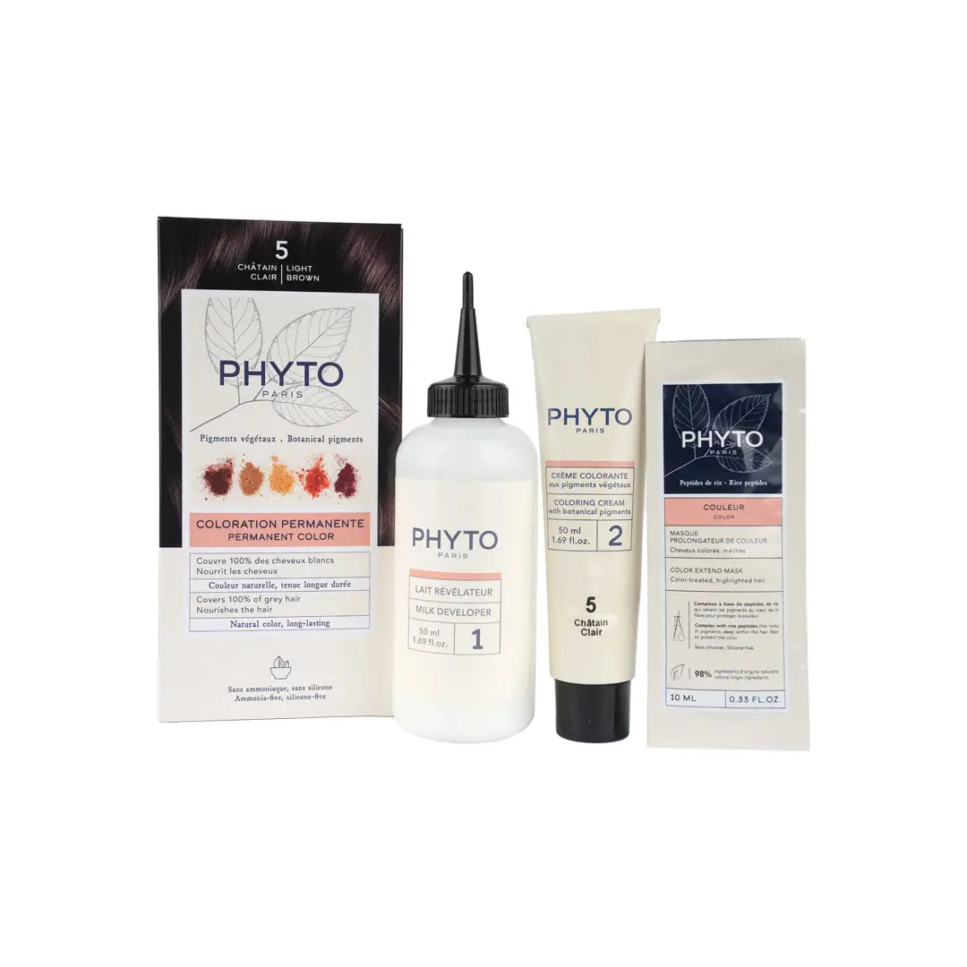 Phyto Permanent Hair Color NO.5 - Light Brown