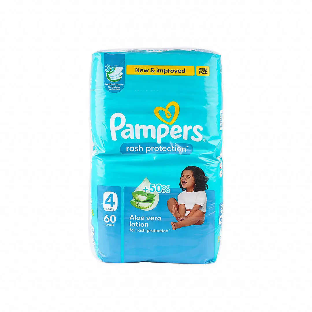 Pampers Baby-Dry No.4 (9-14Kg) 60Pcs