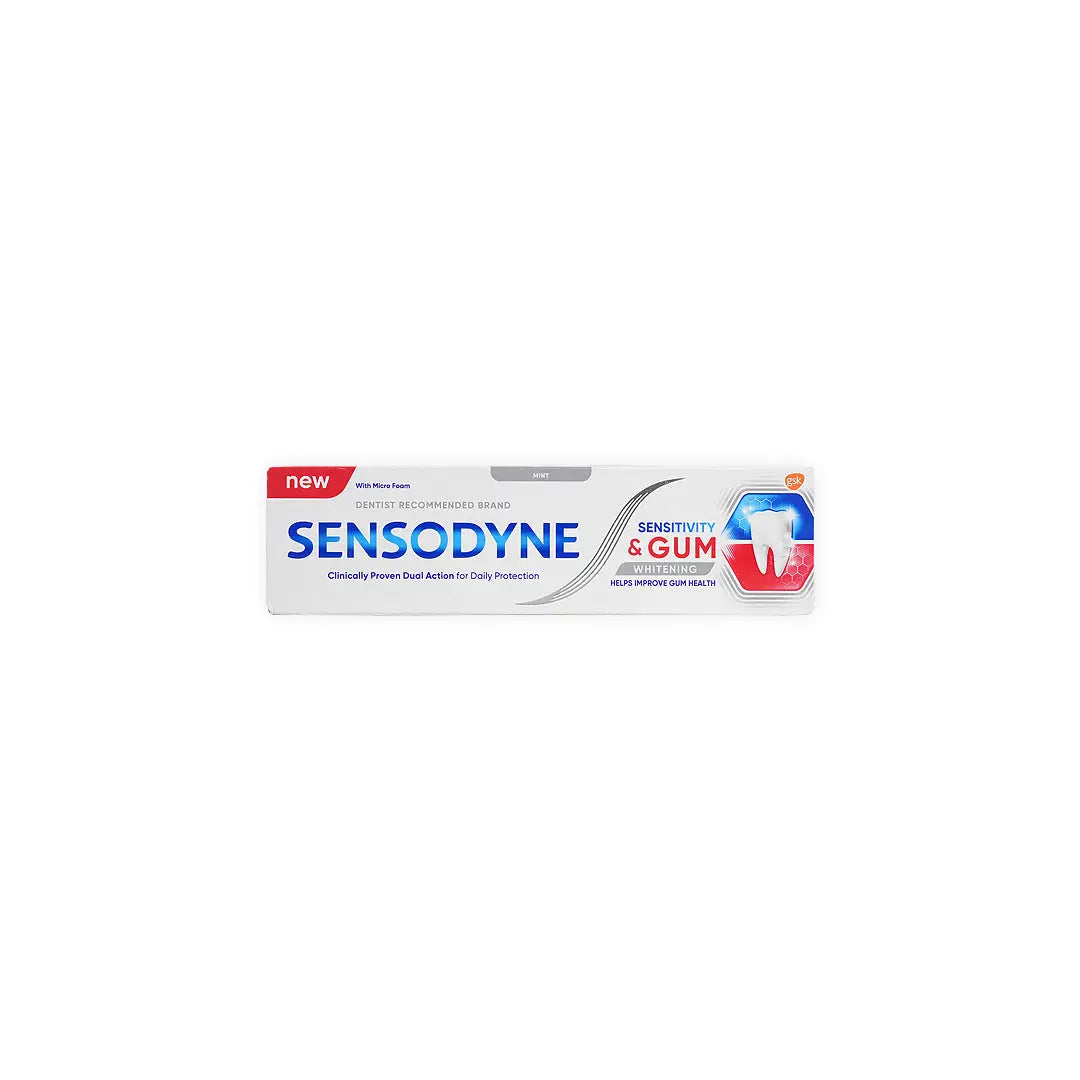 Sensodyne Sensitivity & Gum Whitening Toothpaste 75ml-GS028
