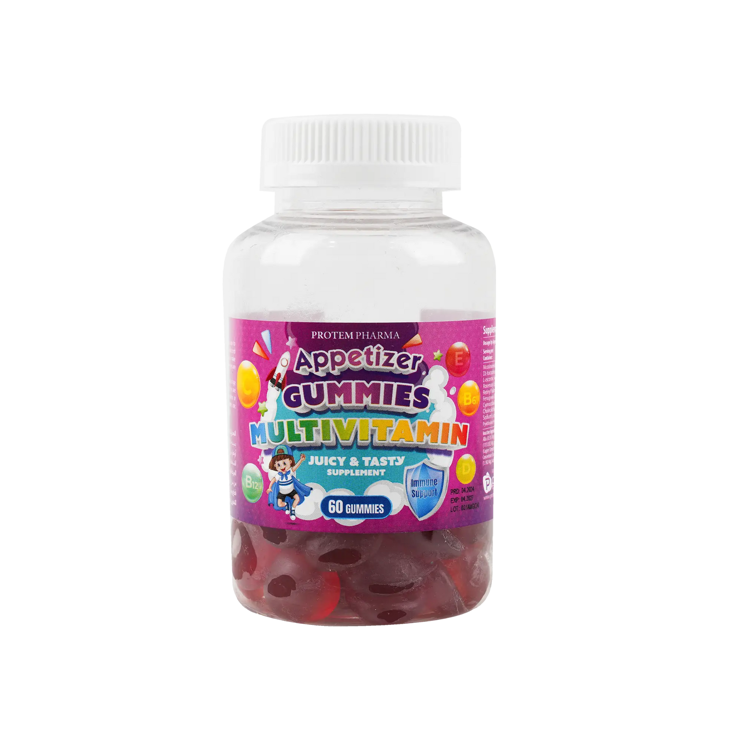 Protem Pharma Appetizer For Kids Multivitamin 60Gummies