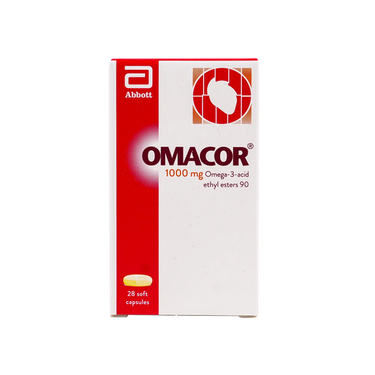 Omacor 1000Mg 28 Capsules