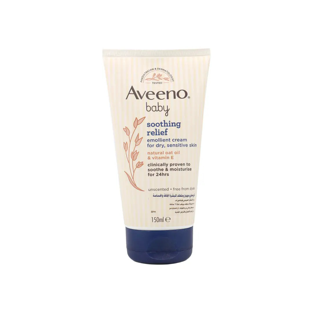 Aveeno Baby Soothing Relief Emollient Cream 150Ml