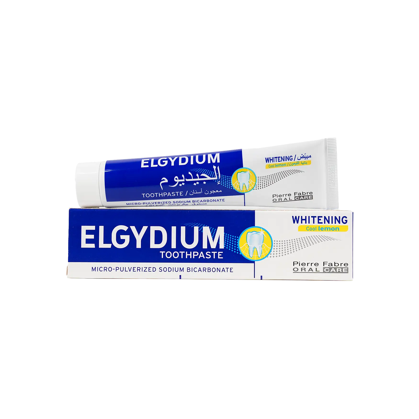 معجون أسنان إلجيديوم لتبييض الأسنان بنكهة الليمون والبرودة 75 مل