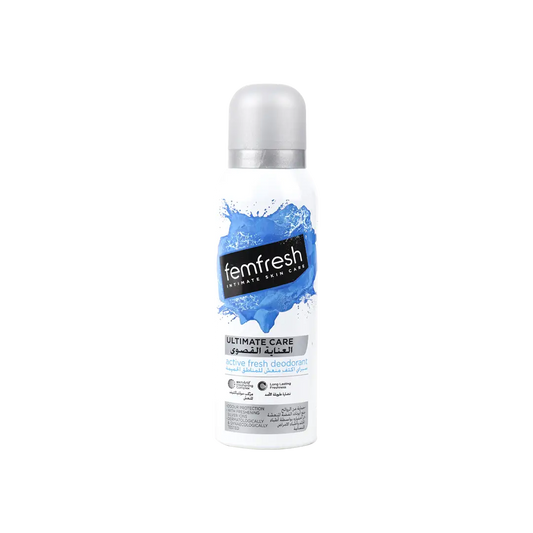 Femfresh Active Fresh Deodrant 125Ml-Silver