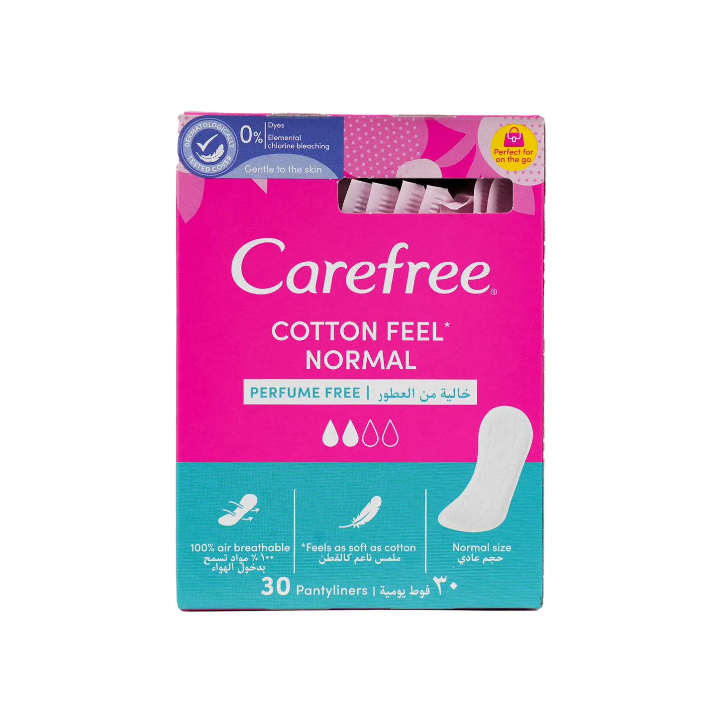 Carefree Cotton 30Pcs-Unscented