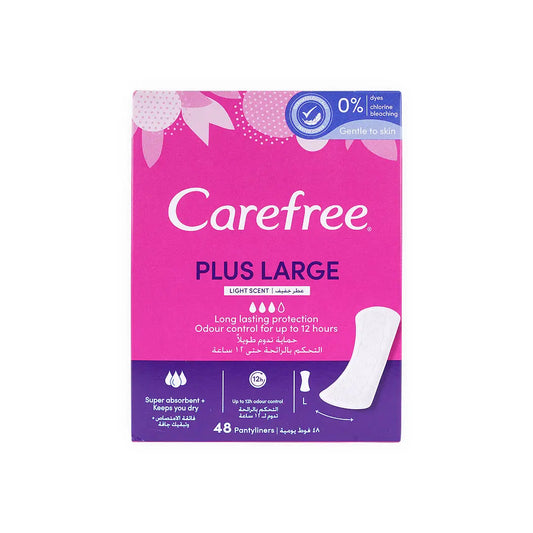 Carefree Plus Large 48Pcs-Light Scent