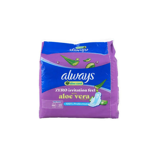 Always Aloe Cool Maxi Thick Long 10 Pads