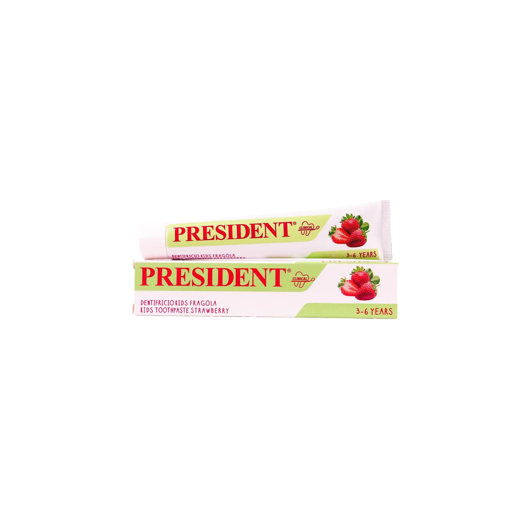 President Kids 3-6 Years Strawberry Toothpaste 50ml