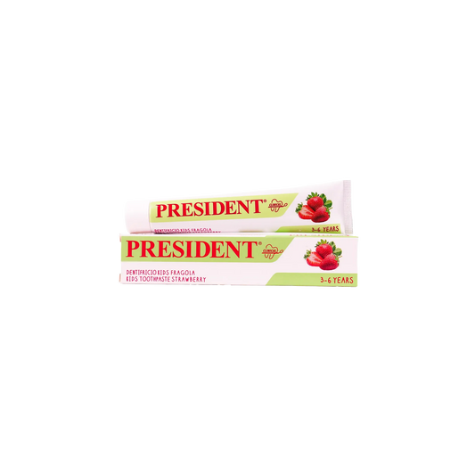 President Kids 3-6 Years Strawberry Toothpaste 50ml