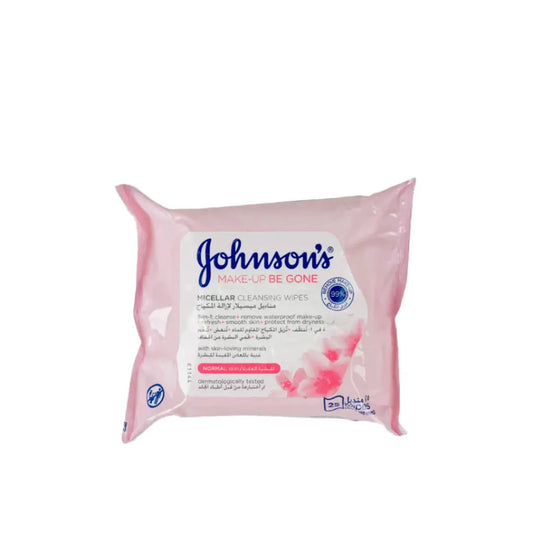 Johnson's Micellar Cleansing Wipes 25Pcs-Normal