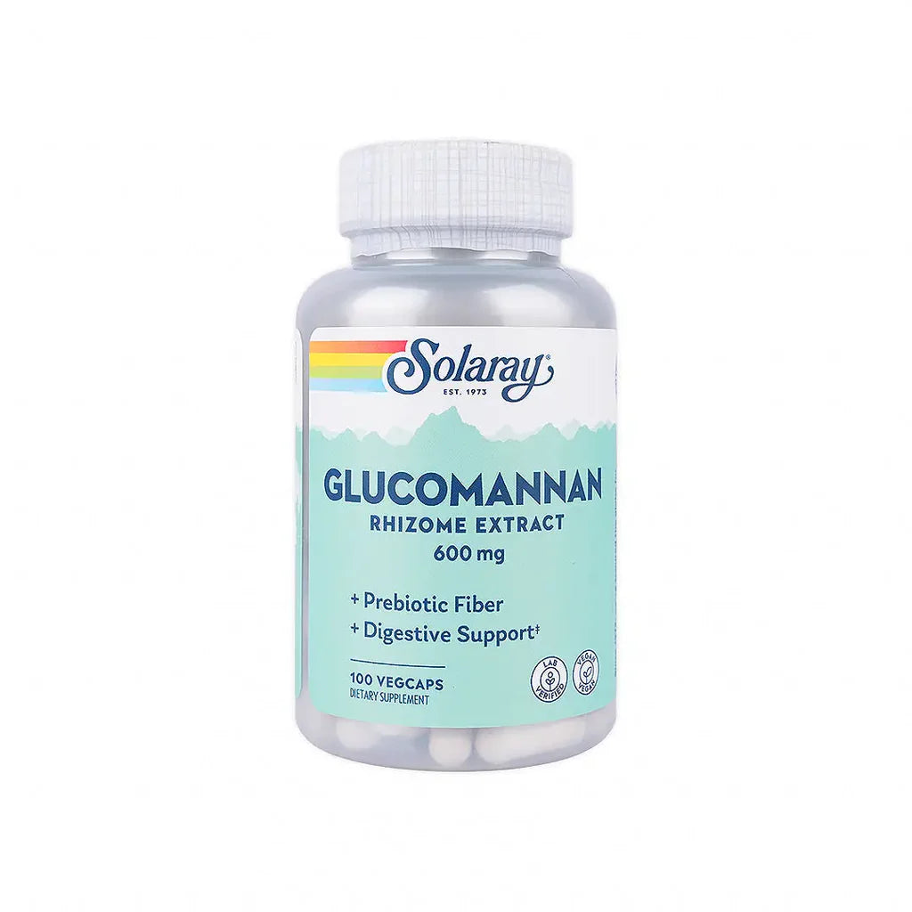 Solaray Glucomannan Extract 600Mg 100 Veg Caps
