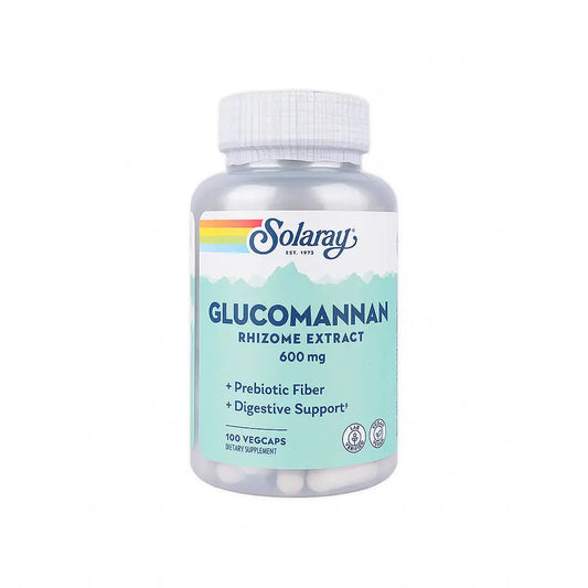 Solaray Glucomannan Extract 600Mg 100 Veg Caps