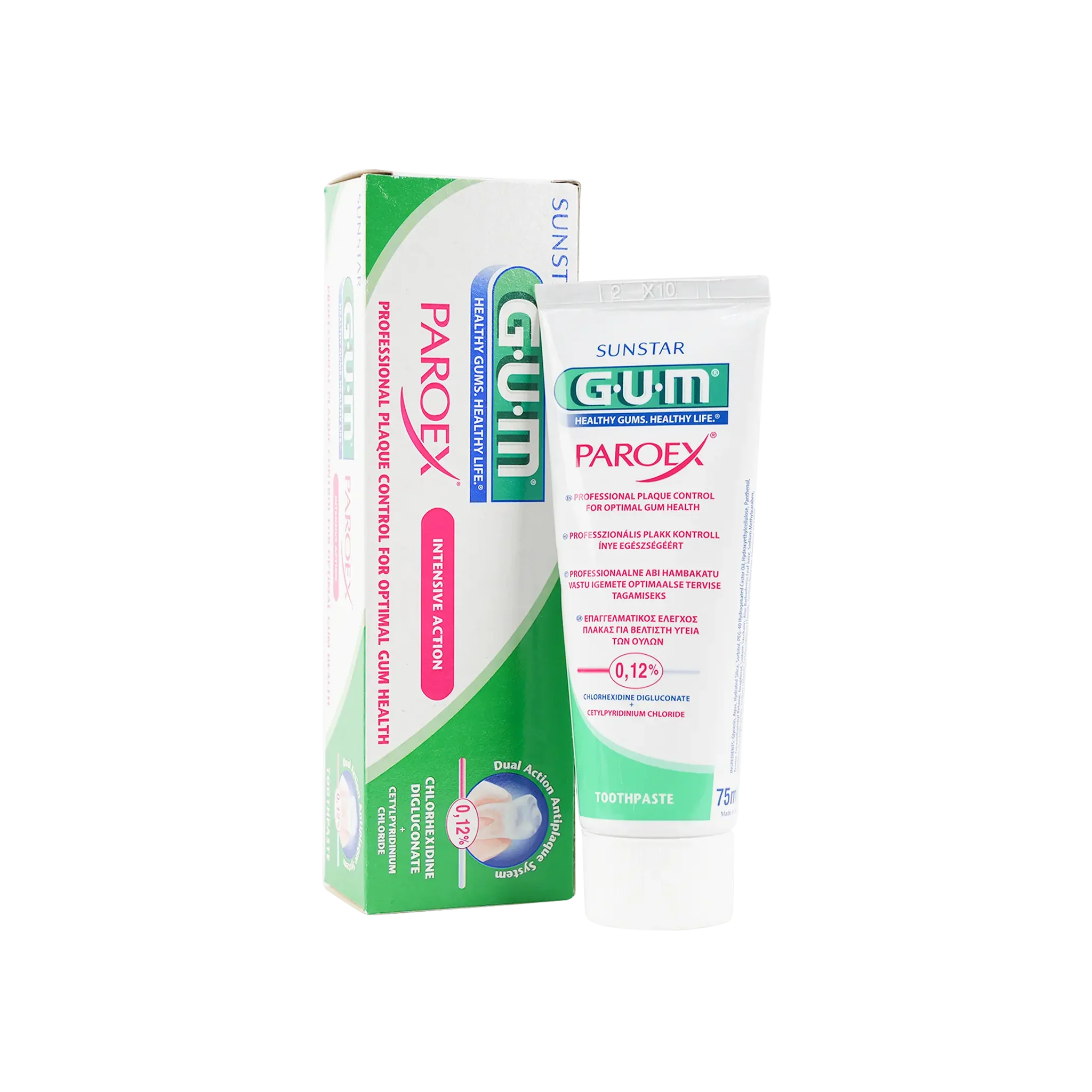 جل معجون أسنان باروكس 0.12% 75 مل