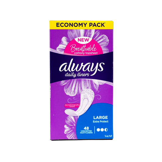 Always Daily Liners Large 48 pads