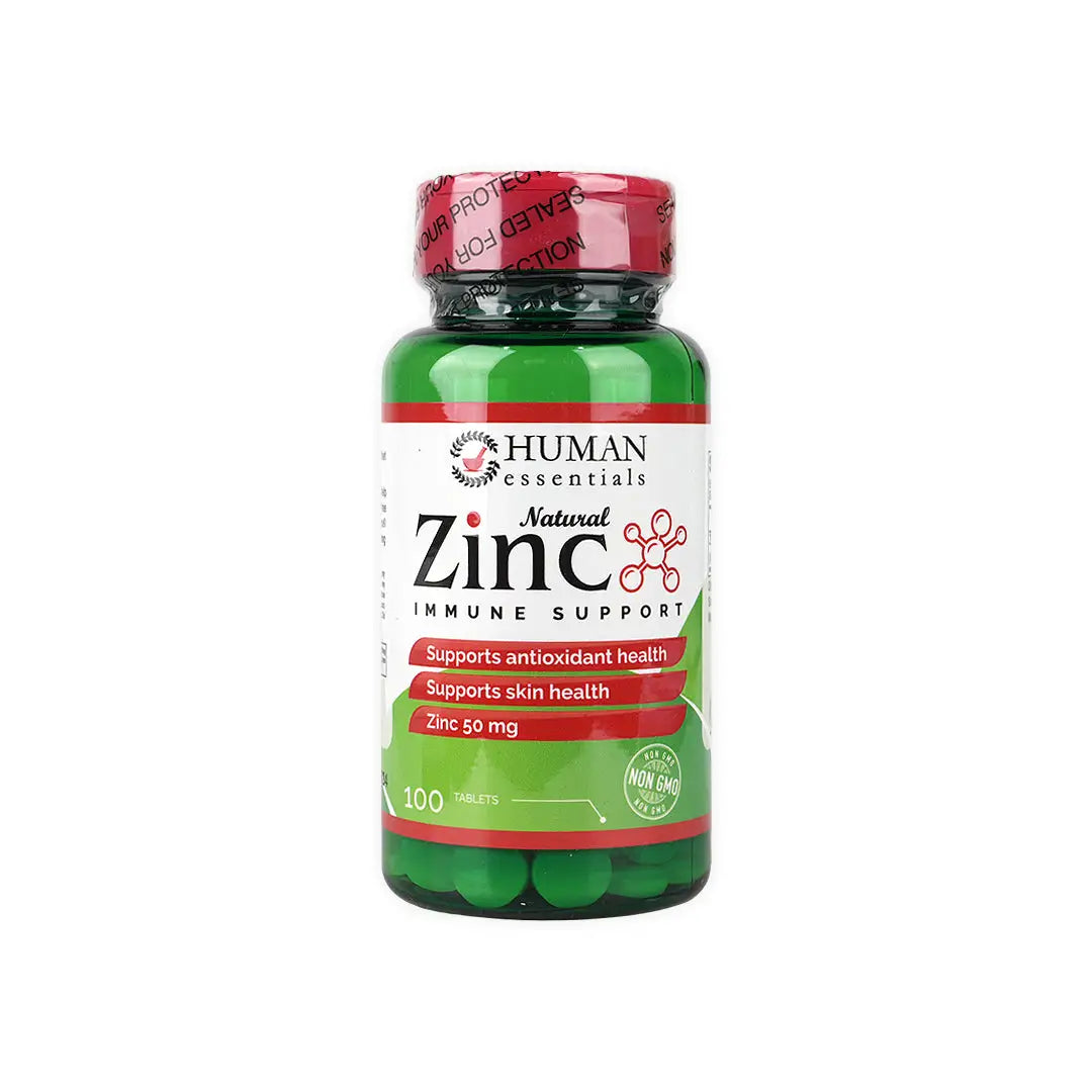 Human Essentials Zinc 50Mg 100 Tablets