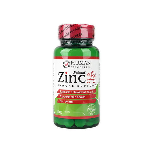 Human Essentials Zinc 50Mg 100 Tablets